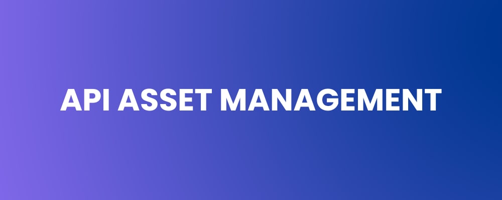 API Asset Management